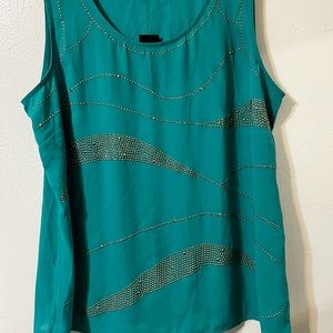 Worthington embellished top size PL